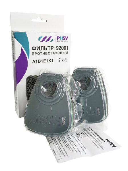 Противогазовый фильтр PHSV 92001 А1В1Е1К1 фото в интернет-магазине "Фармсервис"